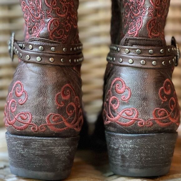 OLD GRINGO “Inese” Chocolate and Cognac Boots - Picture 6 of 7